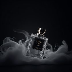 flux dev a luxurious glass perfume bottle labeled arome luxe b 2